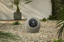 Moon Modern Solar Water Feature