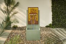 Quercus Modern Metal Water Feature