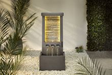 Strata Modern Metal Water Feature