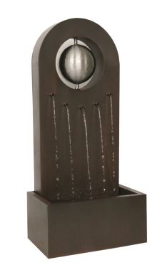 Rappallo Zinc Metal Modern Metal Water Feature