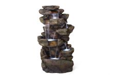 Mossley Rockfalls Colour-Changing Led'S Rock Effect Water Feature