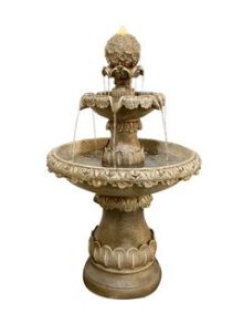 Ornate Bird Bath Traditional Water Feature